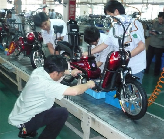 石家莊電動車裝配線